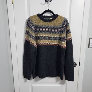 VINTAGE CHEROKEE Wool Patterned Sweater